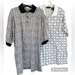 💥BUNDLE DEAL💥. Two men’s polo shirts, size Large